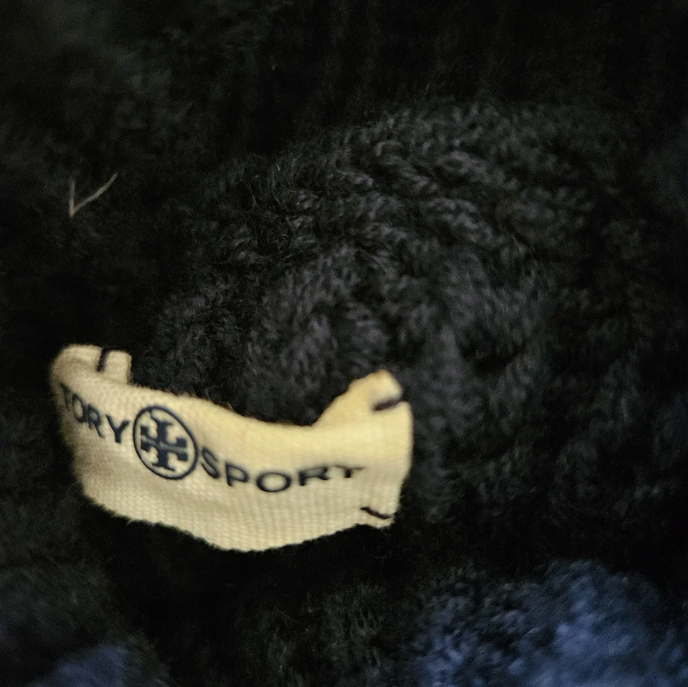 Tory Sport Merino Wool Chevron Turtleneck Sweater - Picture 8 of 8